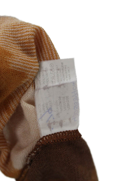 Missoni Womens Beige Aztec Basic Sleeveless Tank Round Neck Wool Size M