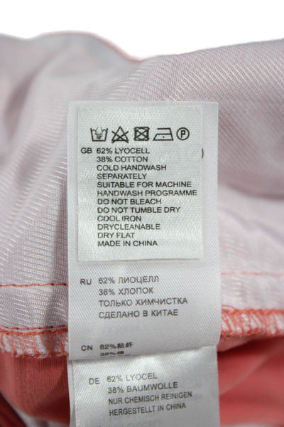 Reiss Women Pink Chino Shorts Size 4