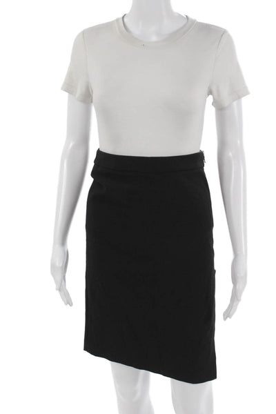 Zara Womens Black Straight Pencil Skirt Size 2
