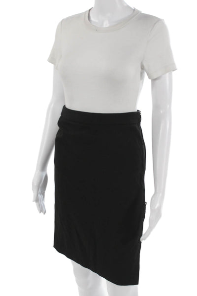 Zara Womens Black Straight Pencil Skirt Size 2