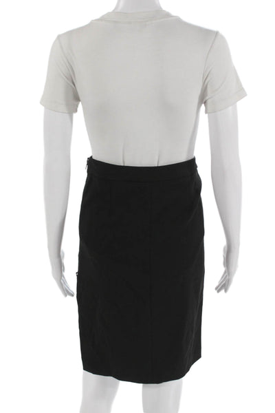 Zara Womens Black Straight Pencil Skirt Size 2
