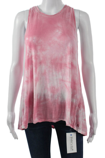 Sweaty Betty Womens Pink Sleeveless Tunic Tank Bamboo Viscose Boho Size S