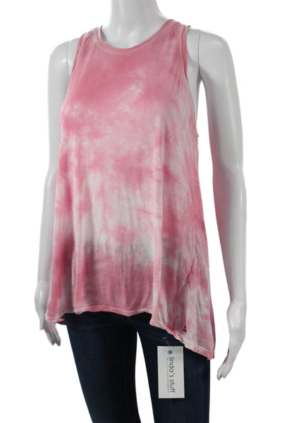 Sweaty Betty Womens Pink Sleeveless Tunic Tank Bamboo Viscose Boho Size S