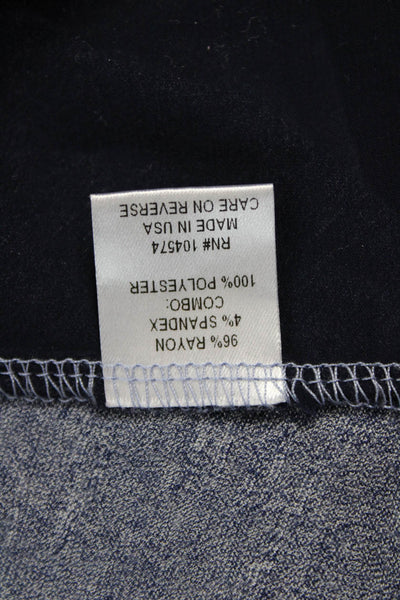 Barneys New York Women Jersey T-Shirt Gray Short Sleeve Round Neck Size S