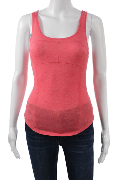 Joes Jeans Women Basic Sleeveless Tank Pink Cotton Size S