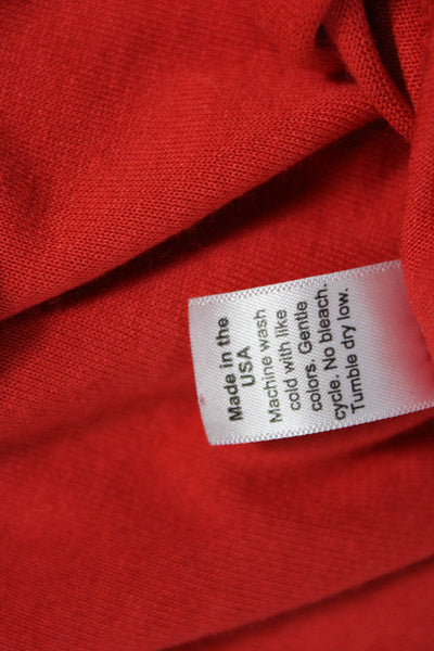 Michael Stars Womens Red Basic Sleeveless Tank Size One Size