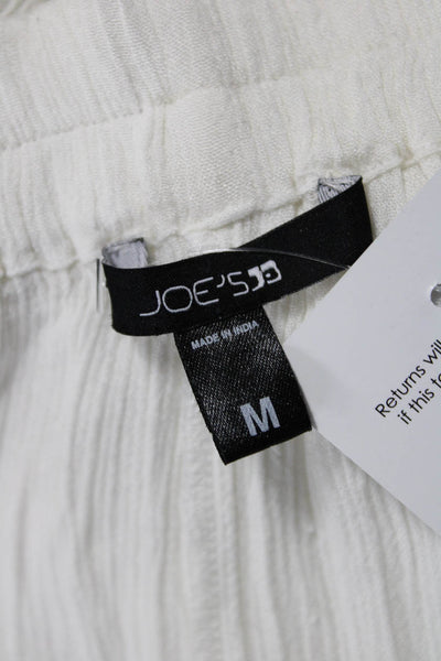 Joes Jeans Womens Bohemian White Rayon Drawstring Solid Shorts Size M