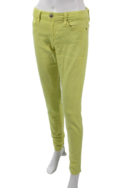 Joes Jeans Women Jegging Pants Yellow Mid Rise Inseam 30 Size 30