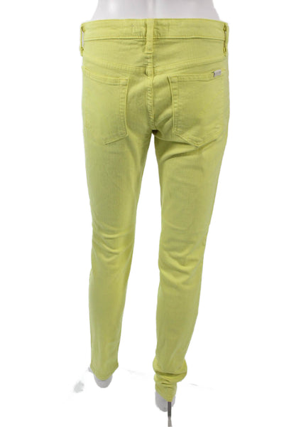 Joes Jeans Women Jegging Pants Yellow Mid Rise Inseam 30 Size 30