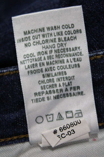 Joes Jeans Women Skinny Jeans Dark Blue Mid Rise Button Size 28