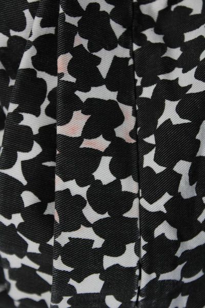 Joes Jeans Womens Black Floral Sweat Shorts Drawstring Size M
