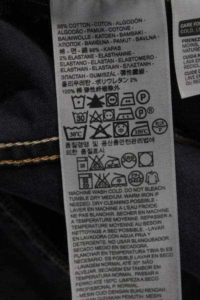 Levi's Women Classic Dark Gray Collared Button Solid Cotton Jacket Size S