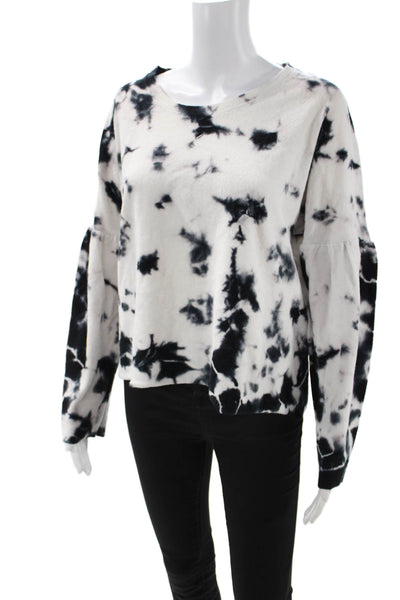 Goldie Womens Pullover Sweatshirt Black 100% Cotton Crew Neck Size M