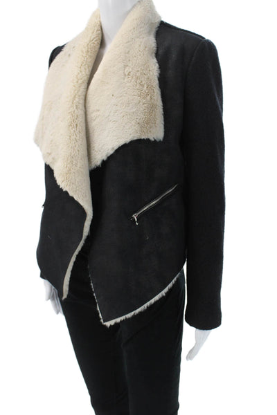 Zara Trafaluc Women Motorcycle Jacket Black Size S