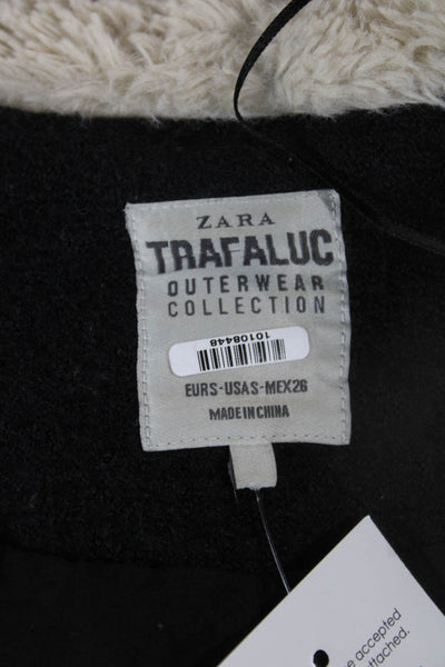 Zara Trafaluc Women Motorcycle Jacket Black Size S
