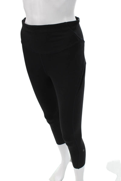 Lululemon Women Black Cropped Leggings Size 8