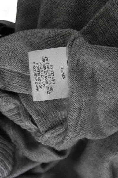Romeo + Juliet Couture Women Gray Pullover Long Sleeve Round Neck Size M