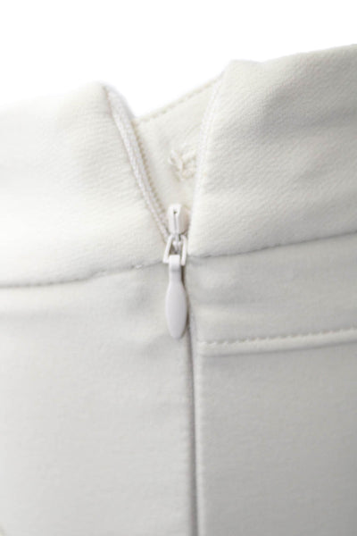 Peter Millar Womens Cropped Ankle Pants Beige Button Size 0