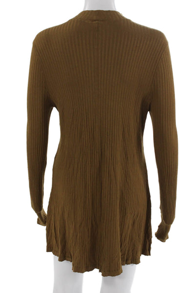 We The Free Womens Tunic Dress Brown Mock Neck Long Sleeve Size S