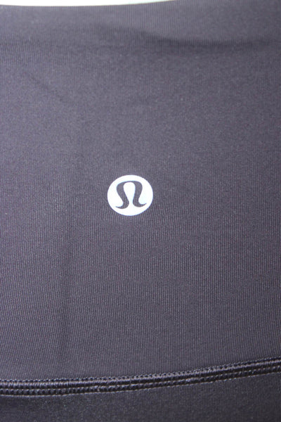 Lululemon Women Purple Nylon Ankle Cargo Leggings Zip Solid Size 4