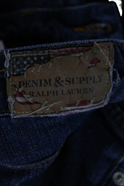 Denim & Supply By Ralph Lauren Men Skinny Dark Blue Jeans Size 30