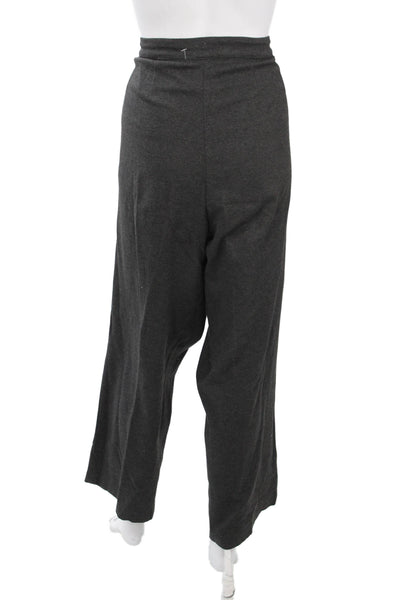 Lafayette 148 New York Womens Cropped Dress Pants Dark Gray Wool Blend Size 18W