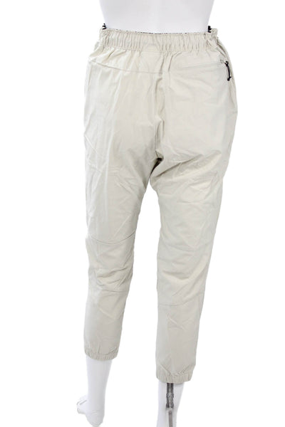 Nike Mens Jogger Pants Beige Polyester Drawstring Size S