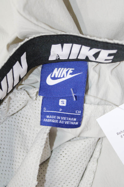 Nike Mens Jogger Pants Beige Polyester Drawstring Size S