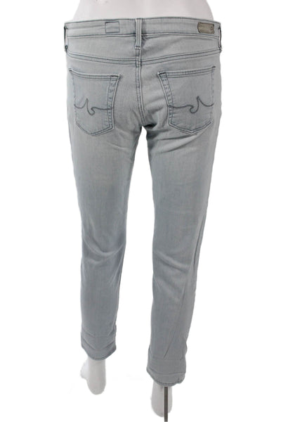 AG Adriano Goldschmied Women Ankle Skinny Gray Jeans Size 28