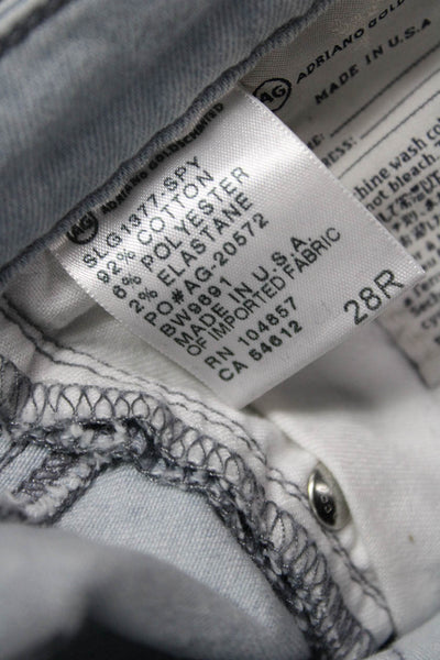 AG Adriano Goldschmied Women Ankle Skinny Gray Jeans Size 28