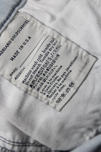 AG Adriano Goldschmied Women Ankle Skinny Gray Jeans Size 28