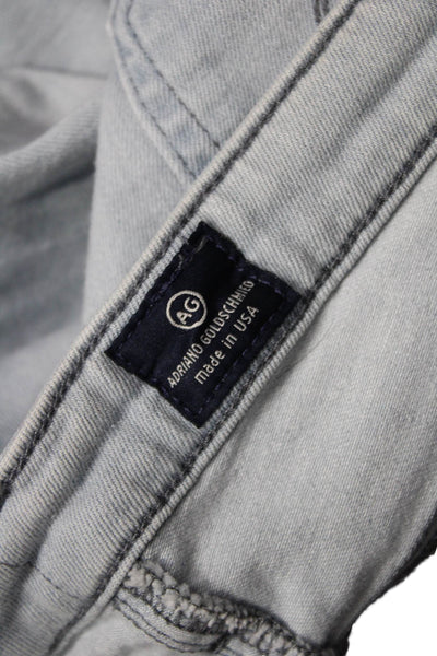 AG Adriano Goldschmied Women Ankle Skinny Gray Jeans Size 28