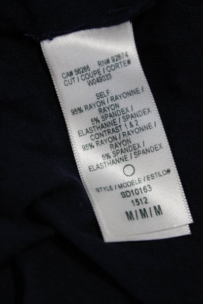 Splendid Women Tank Dress Dark Blue Sleeveless Short Rayon Spandex Size M