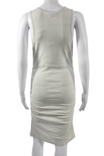 BB Dakota x Steve Madden Women Striped Tank Dress Crew Neck Sleeveless Size L