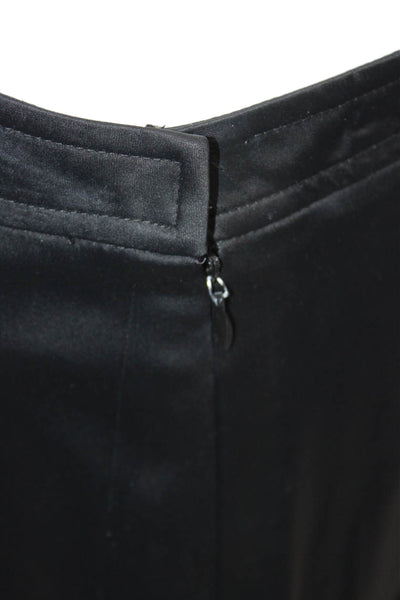 Cynthia Cynthia Steffe Womens Black Straight Pencil Skirt Polyester Size 6