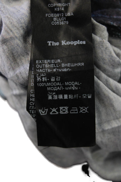 The Kooples Women Sleeveless Basic Tank Black Modal Round Neck Size L