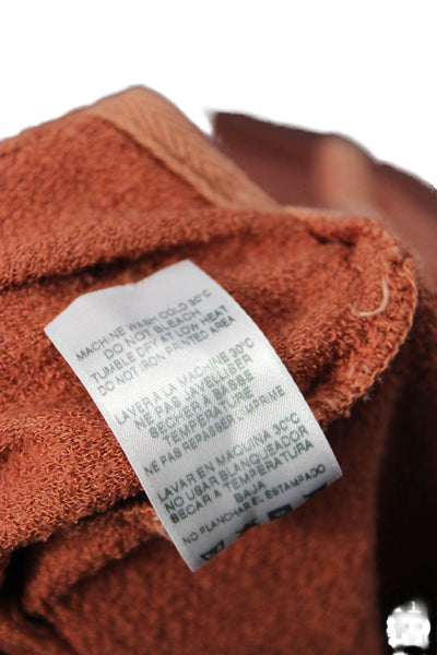 Sundry Women Pullover Sweatshirt Brown Long Sleeve Crew Neck Size 0