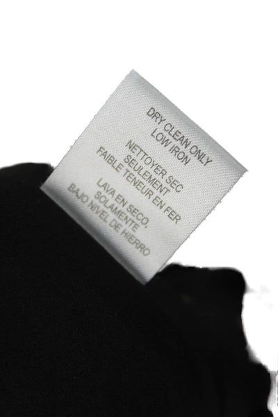Worth Womens Black A-Line Wool Cashmere Skirt Size 4
