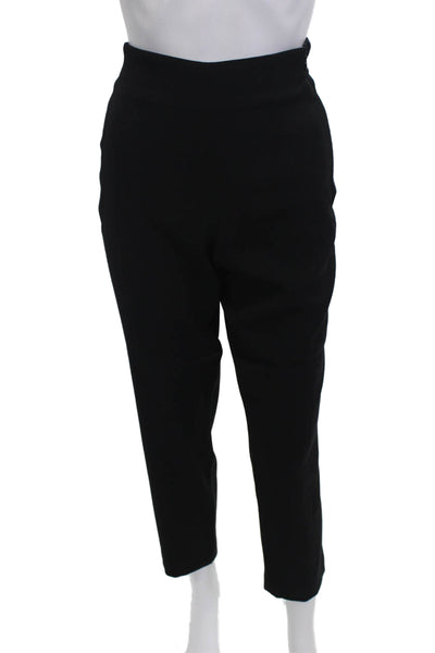 Donna Karan New York Women Black Cropped Ankle Dress Pants Size 14