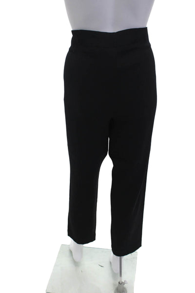 Donna Karan New York Women Black Cropped Ankle Dress Pants Size 14