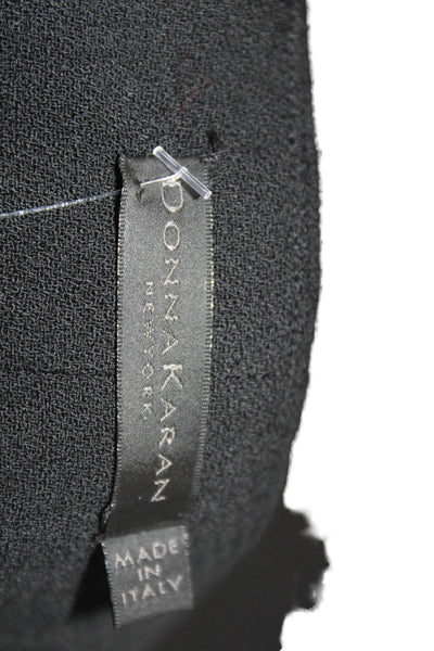 Donna Karan New York Women Black Cropped Ankle Dress Pants Size 14