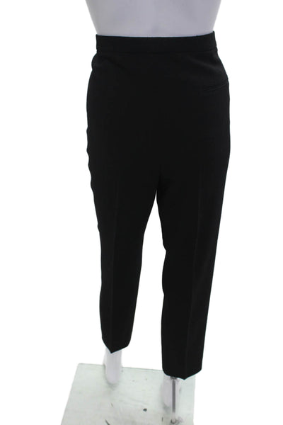 Alexander McQueen Women Black Ankle Dress Pants Size 46
