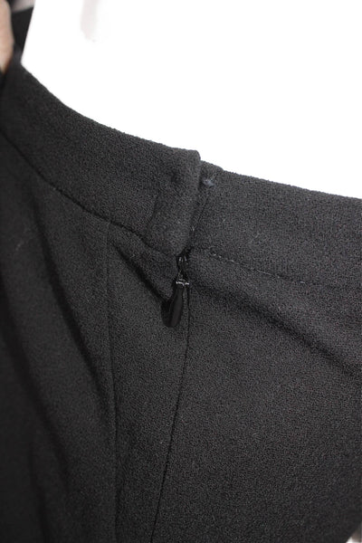 Alexander McQueen Women Black Ankle Dress Pants Size 46