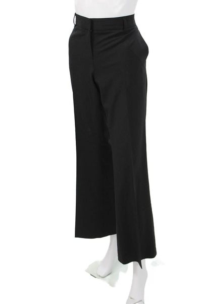Theory Womens Dress Pants Black Polyester Blend Size 12