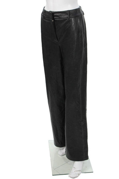 Commando Women Dress Pants Black Polyester Button Size S