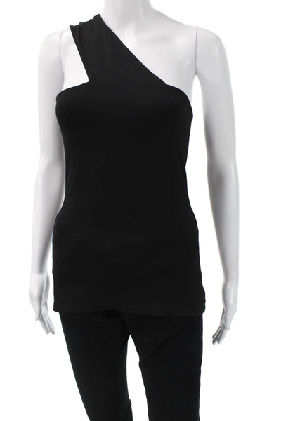 Susana Monaco Women Sleeveless Black Solid Tank Designer Size S
