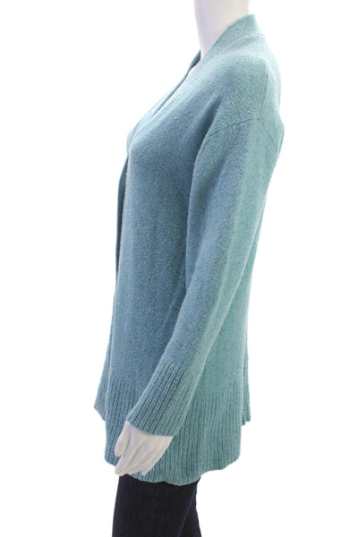 Something Navy Womens Light Blue V Neck Button Cardigan Long Sleeve Size XS