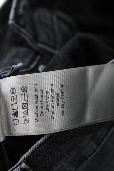 7 For All Mankind Mens Straight Dark Gray Jeans Size 29