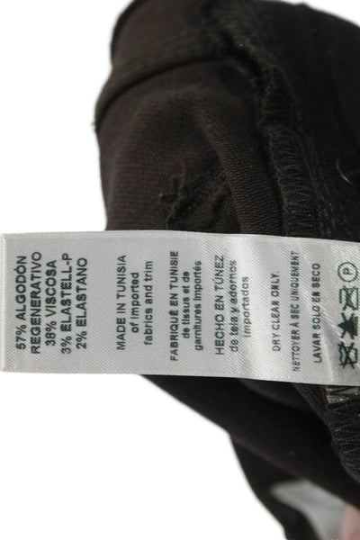 Frame Womens Cropped Black High Rise Jeans Button Size 29