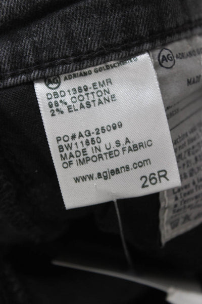 AG Adriano Goldschmied Women Skinny Ankle Jeans Dark Gray Size 26